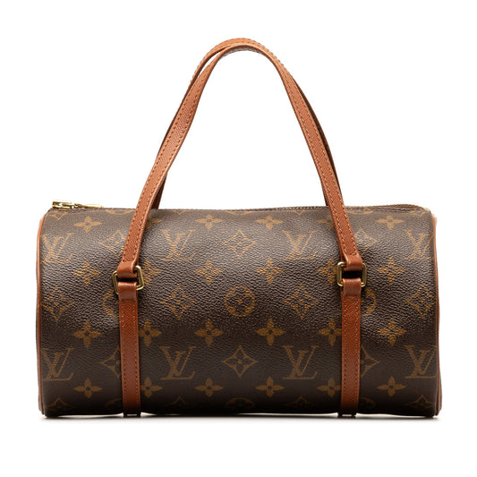Brown Louis Vuitton Monogram Papillon 26 HandBag