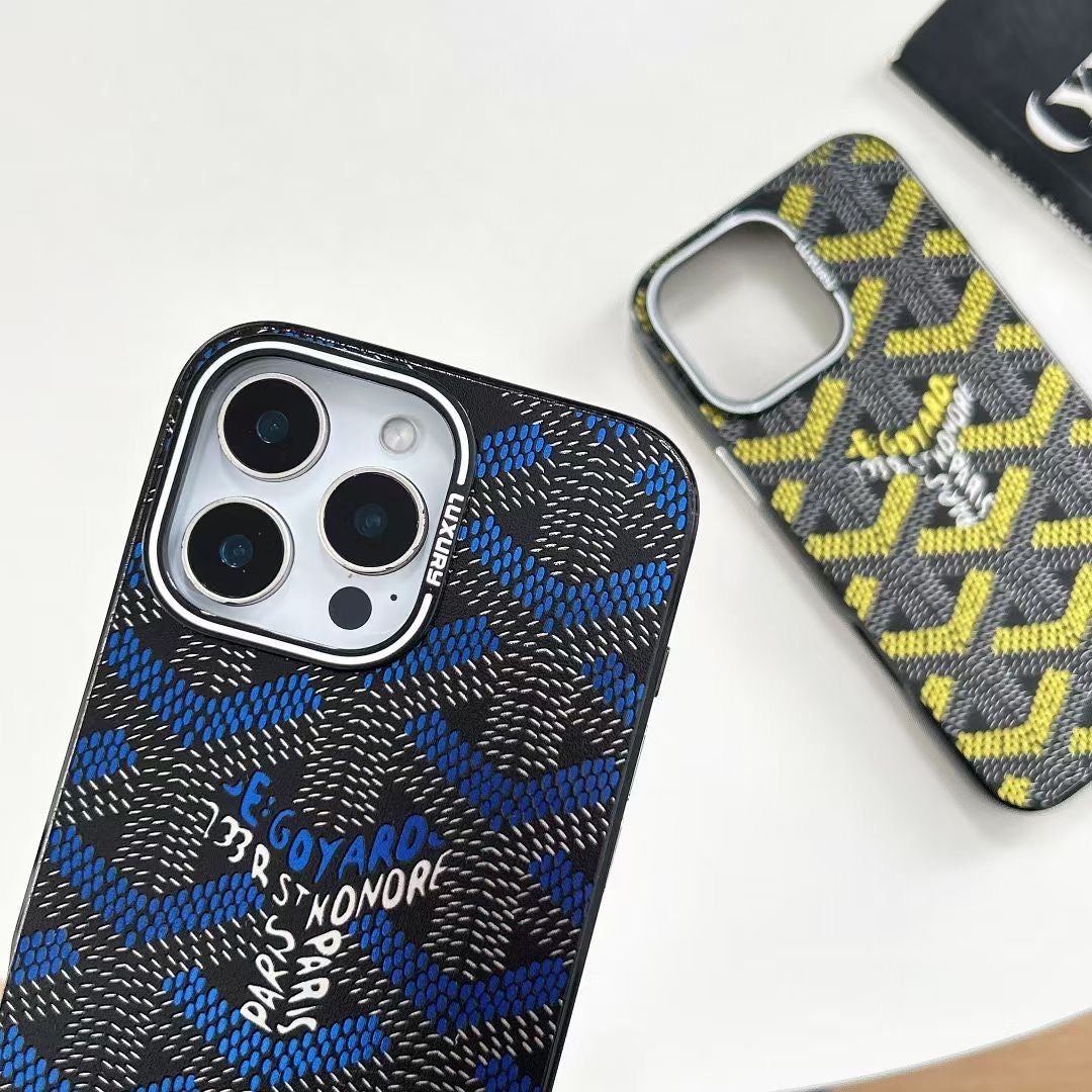 Goyard Phone Case Electroplated