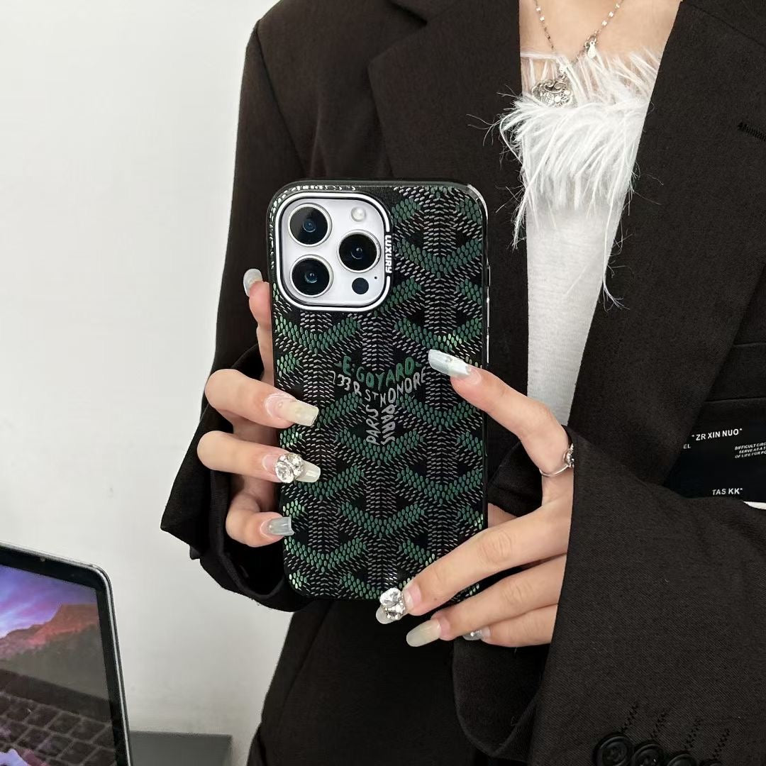 Goyard Phone Case Electroplated