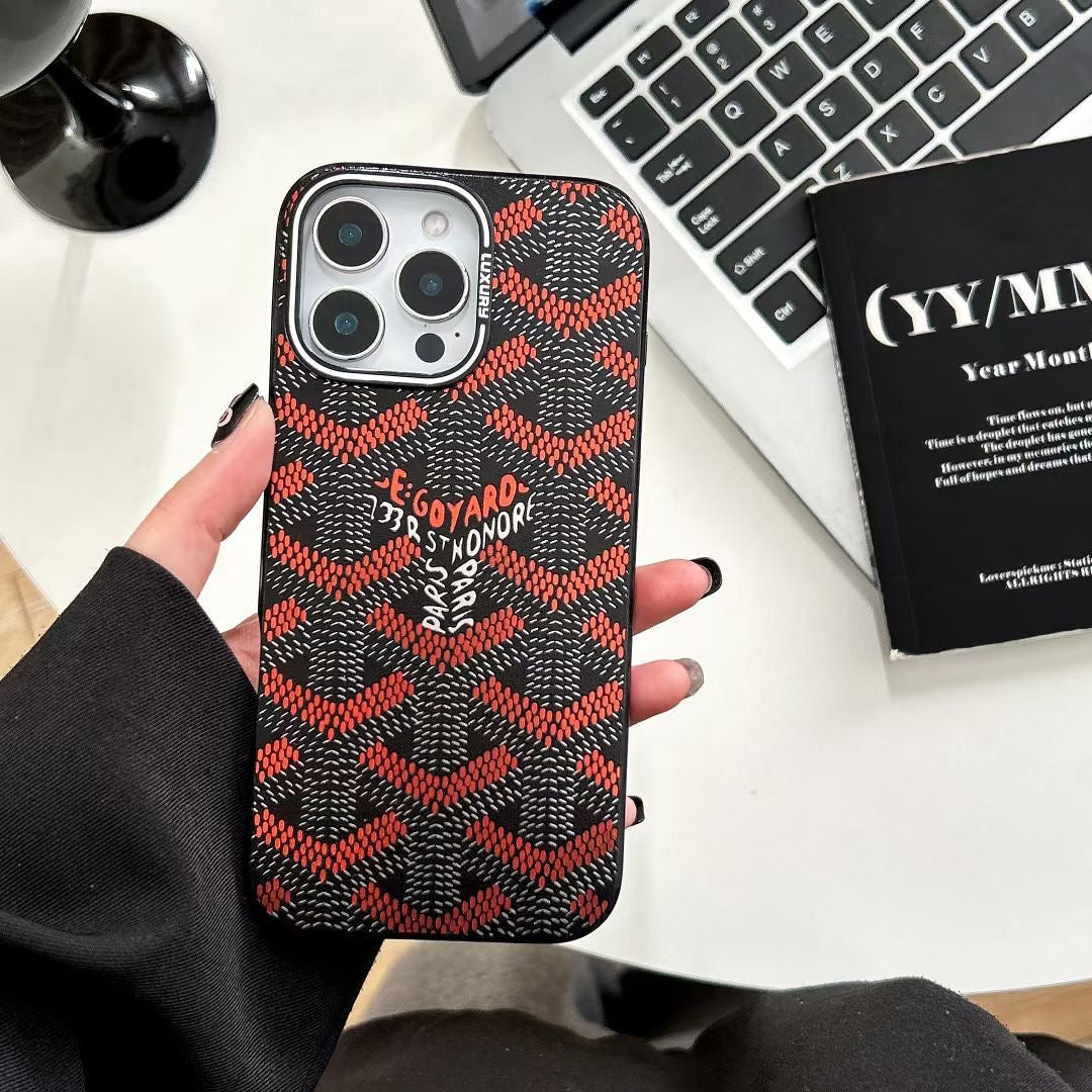 Goyard Phone Case Electroplated