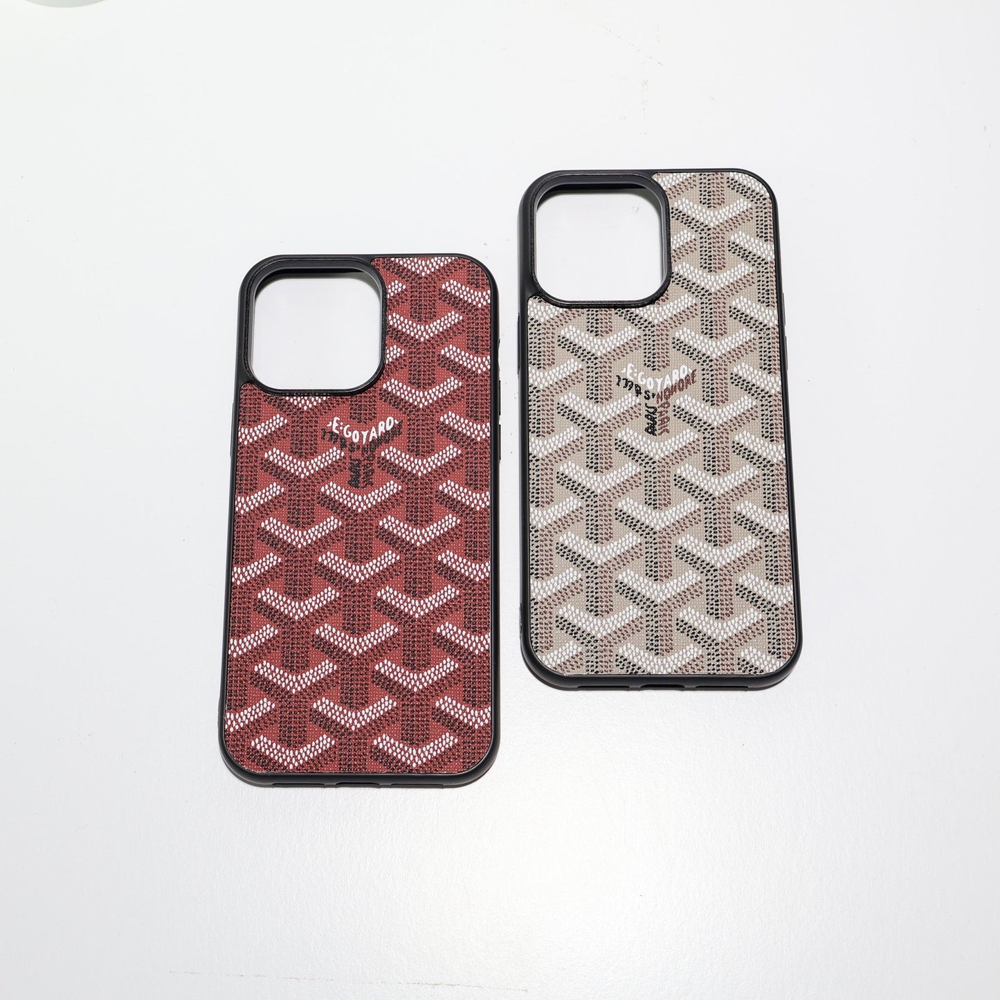 Goyard Phone Case for iPhone 13 14 15 16 Pro Max Plus