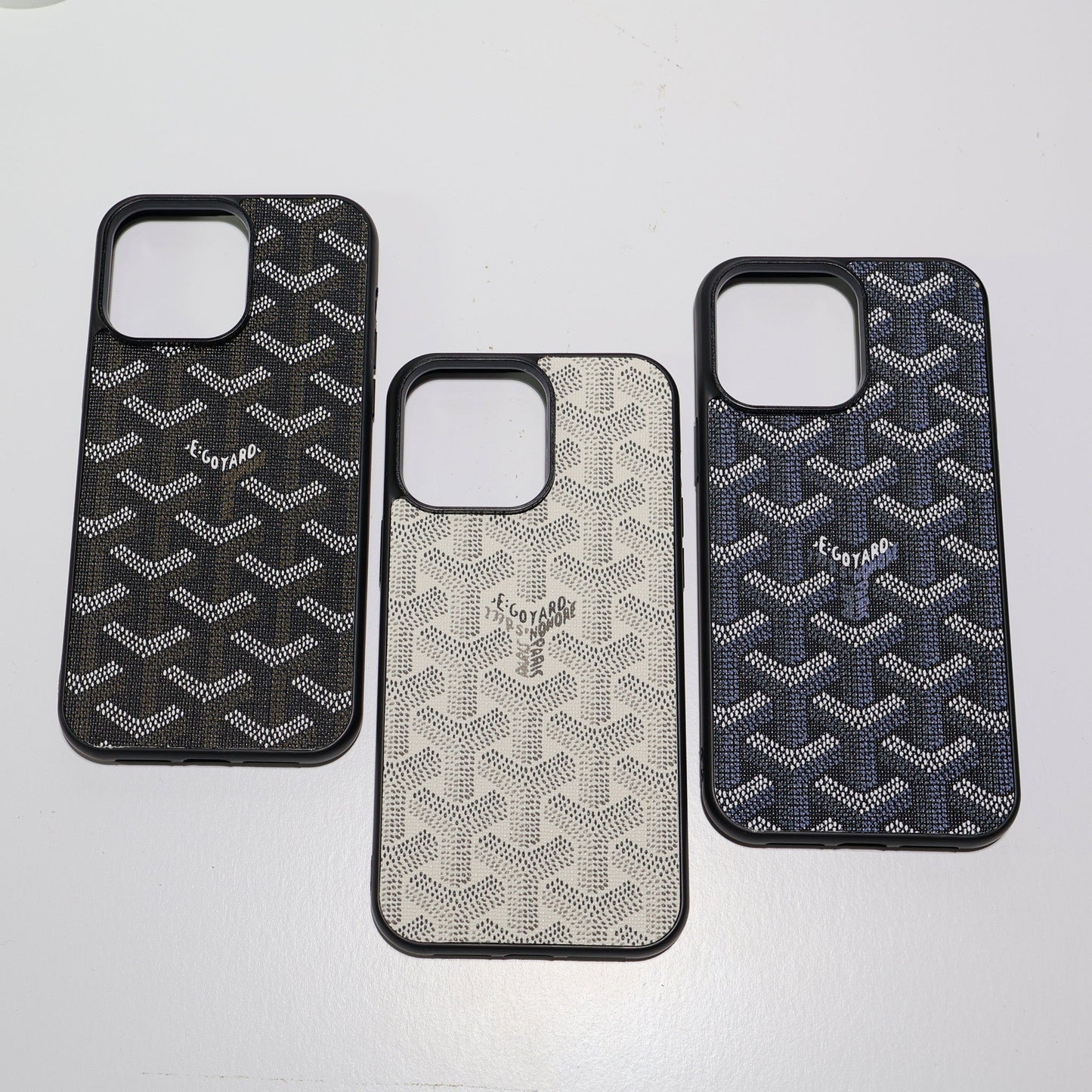 Goyard Phone Case for iPhone 13 14 15 16 Pro Max Plus