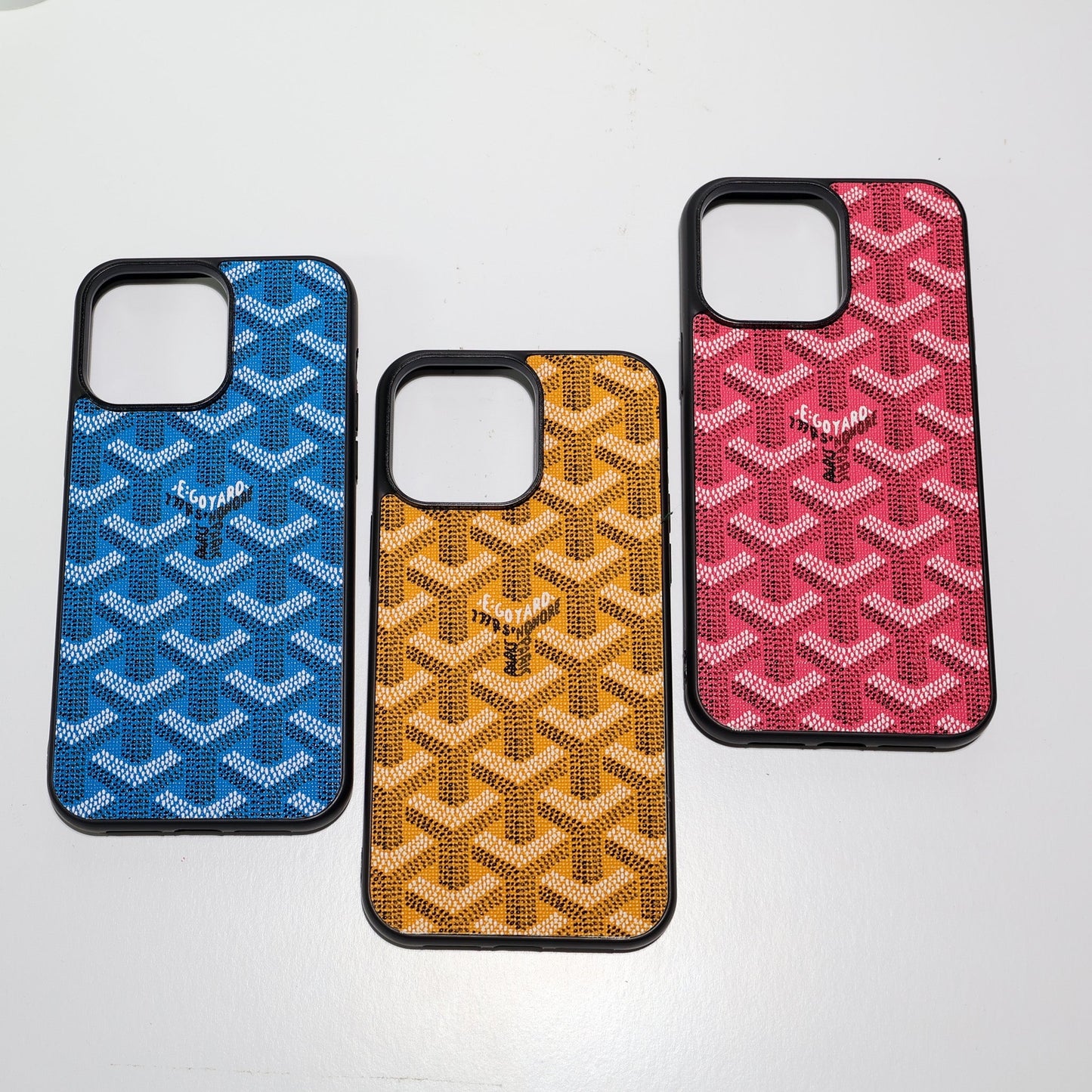 Goyard Phone Case for iPhone 13 14 15 16 Pro Max Plus