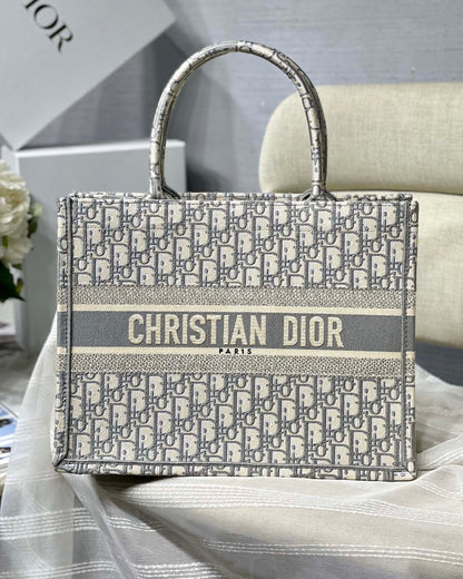 Dior Book Tote Leather Tote Bag