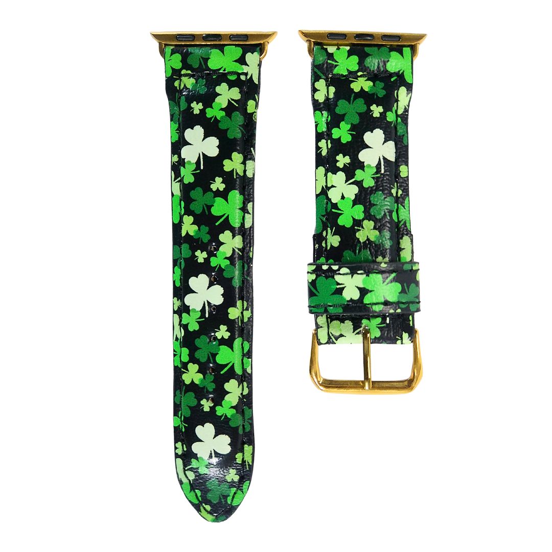 Green Clover Apple Watch Band