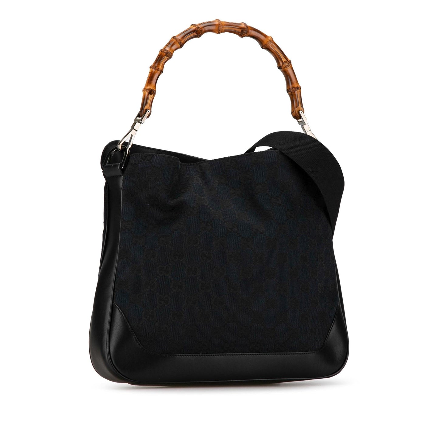 Gucci Bamboo GG Canvas Satchel (SHG-gPmmq9)