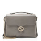 Gucci Calfskin Interlocking G Top Handle Medium Shoulder Bag