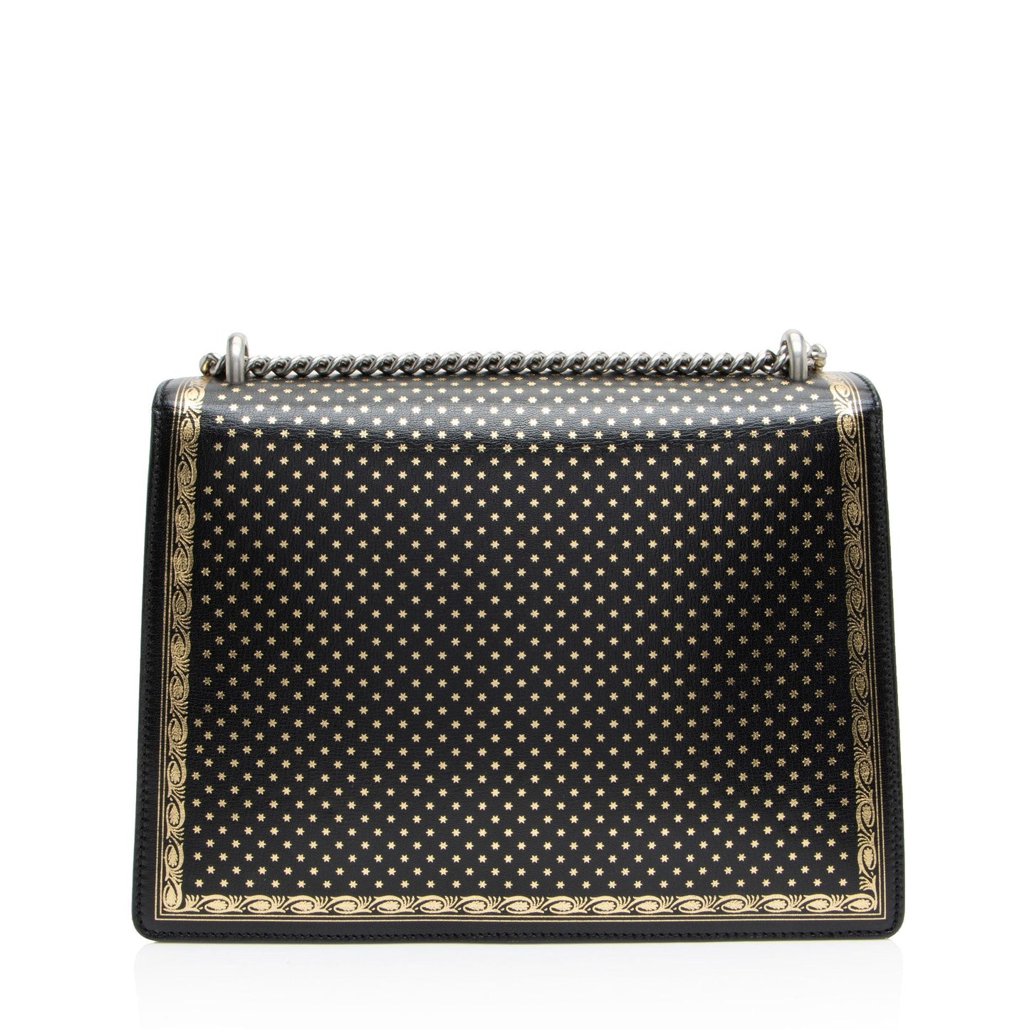 Gucci Calfskin Star Print Guccy Dionysus Large Shoulder Bag