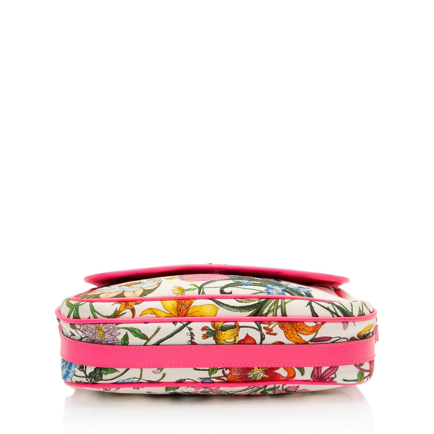 Gucci Canvas Flora Shoulder Bag