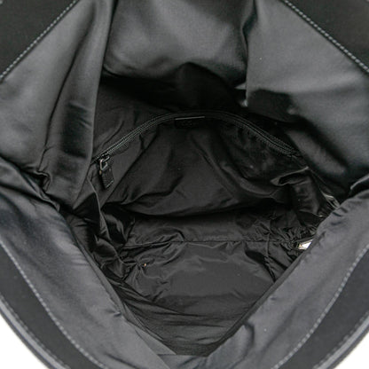 Gucci Canvas Techno Web Fold Over Backpack