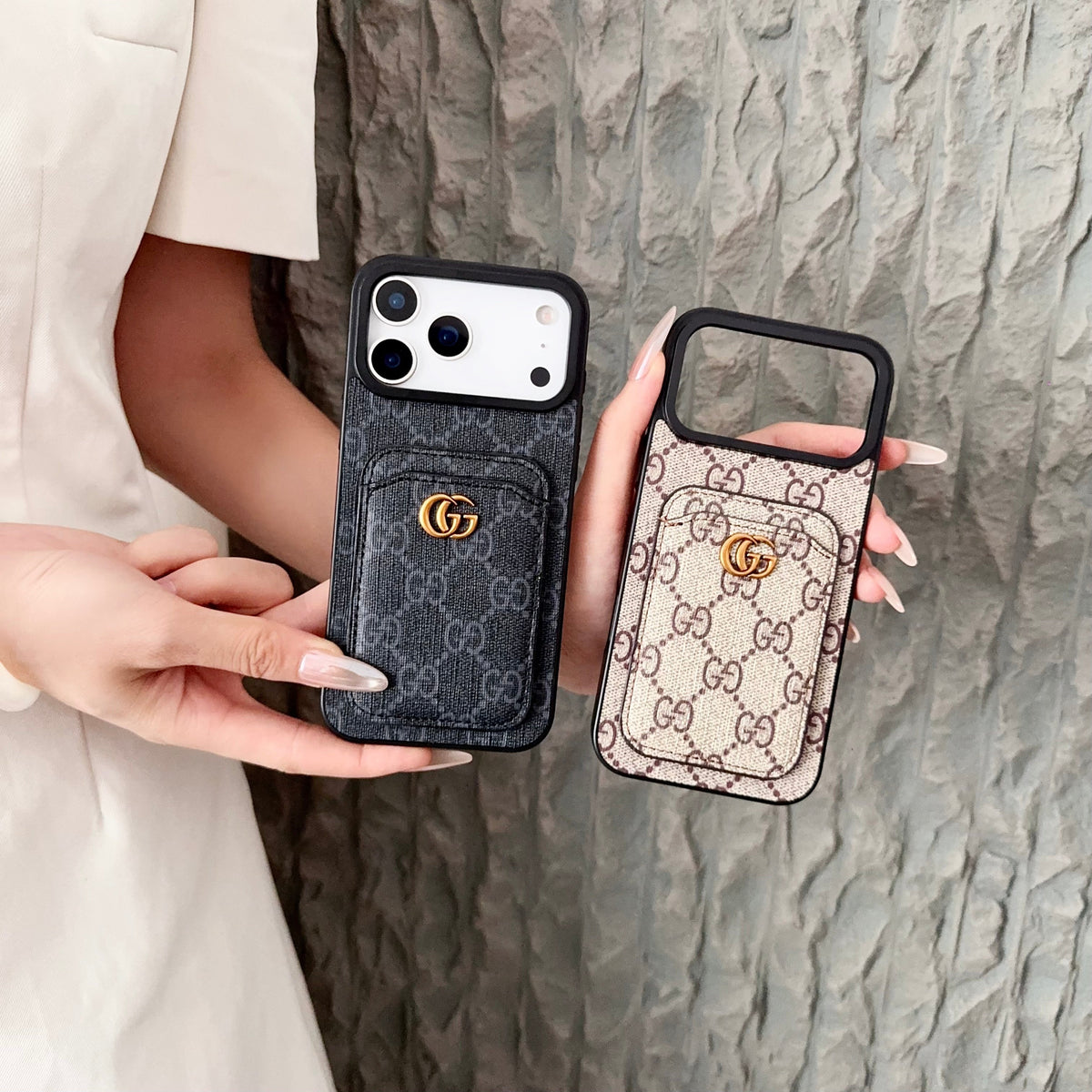 Gg Card Slot Phone Case Iphone 17 Series / 18 Pro / 18 Pro Max