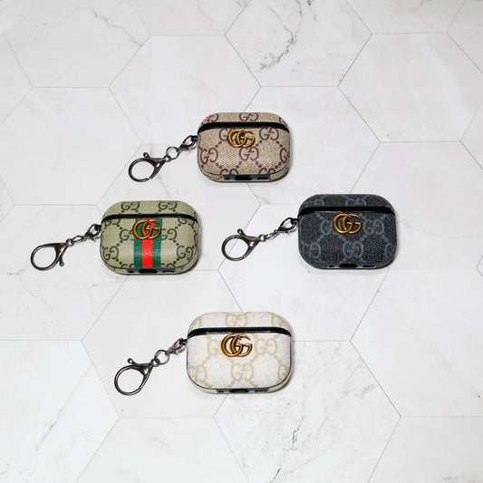 Airpods Case Gucci Style for 2, 3, 4, and Pro