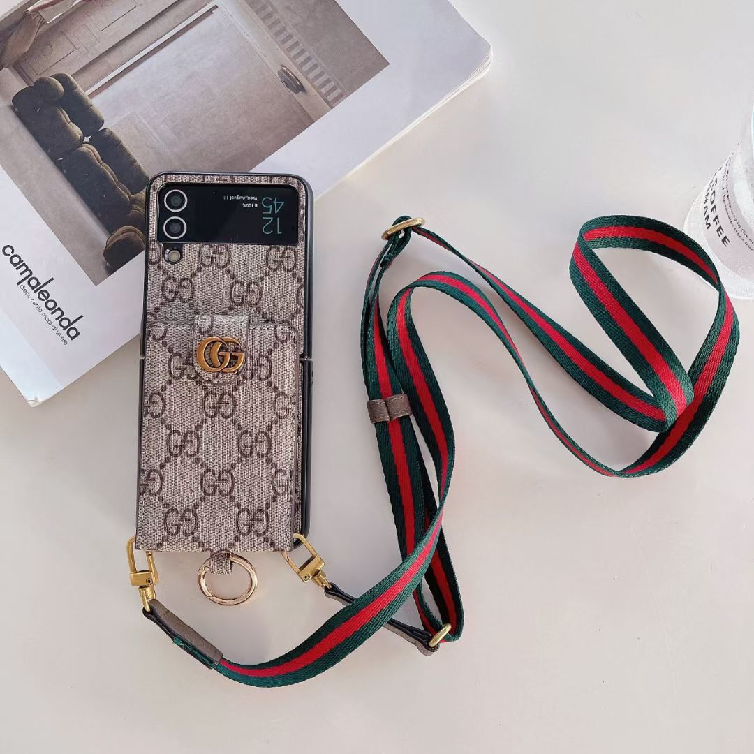 LV Phone Case Z Flip 3 4 5 6 7 Samsung Galaxy