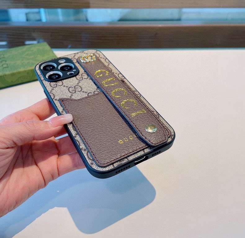 Gucci iPhone Case Hand Strap for iPhone 12 13 14 Pro Max Plus
