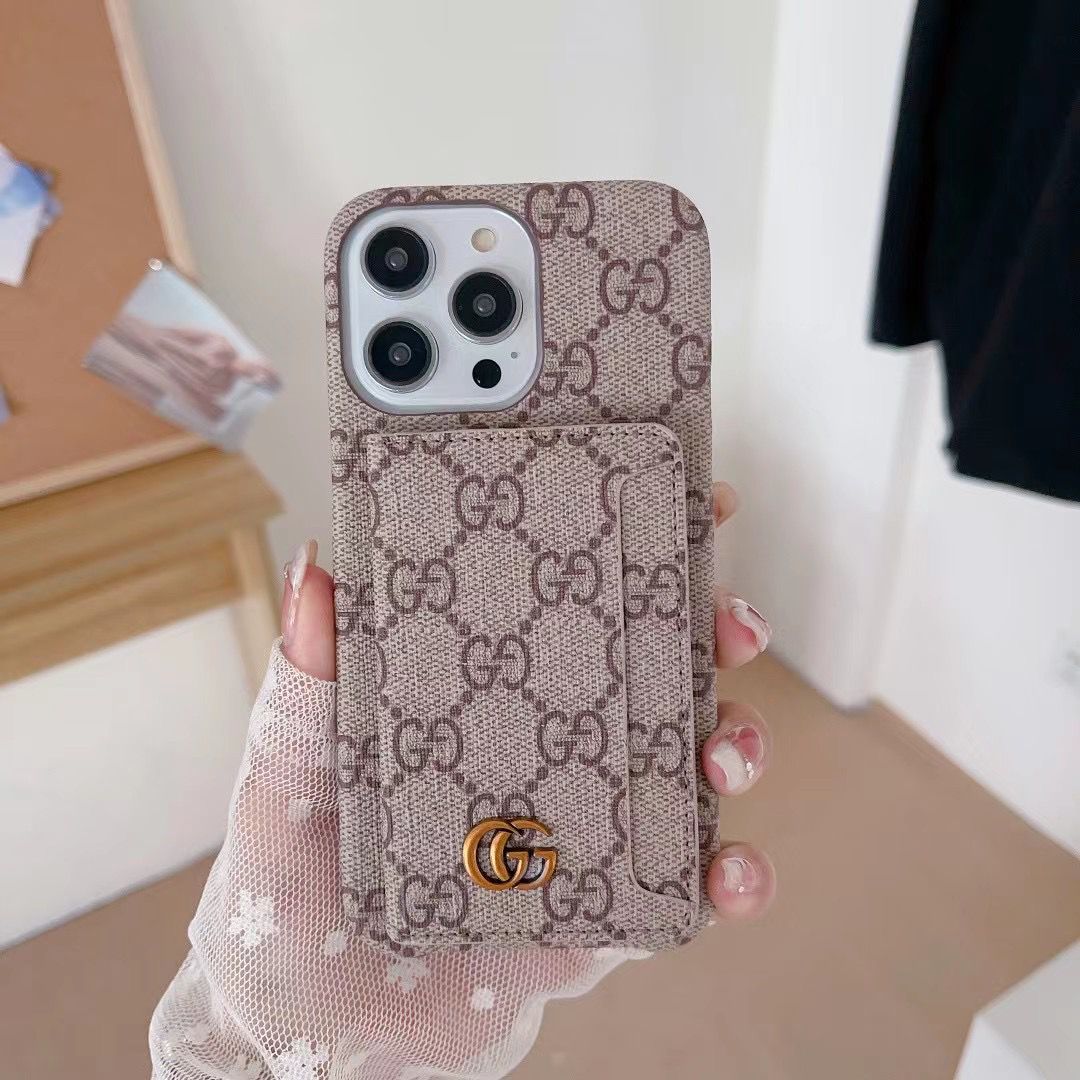 Folding Card Designer Phone Case iPhone 1216 Pro Max Plus