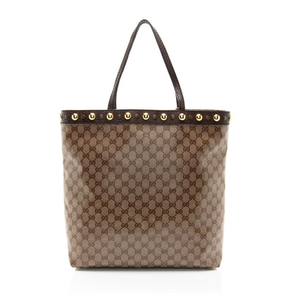 Gucci Crystal GG Babouska N/S Tote (SHF-zl7w4j)