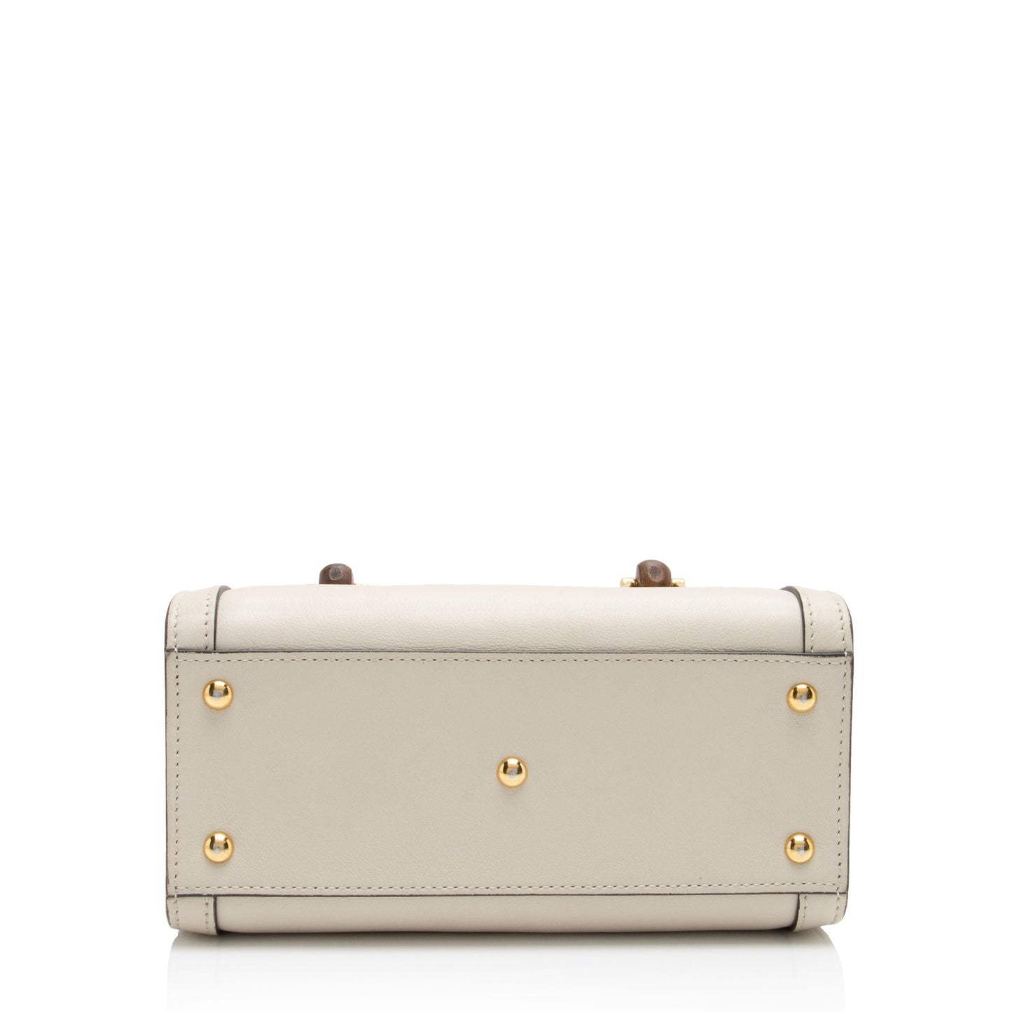 Gucci Cuir Leather Bamboo Diana Mini Tote (SHF-Mtoamr)