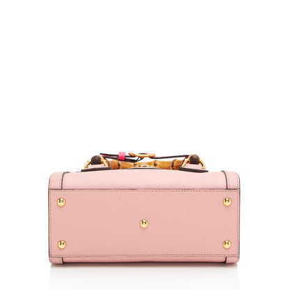 Gucci Cuir Leather Bamboo Diana Mini Tote (SHF-kfEnLc)