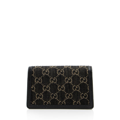Gucci Denim Dionysus Super Mini Shoulder Bag (SHF-znXV7t)