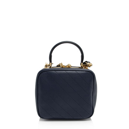 Gucci Diagonal Stitched Calfskin Blondie Top Handle (SHF-XClOQA)