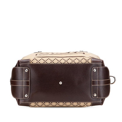 Gucci Diamante Canvas Crest Boston