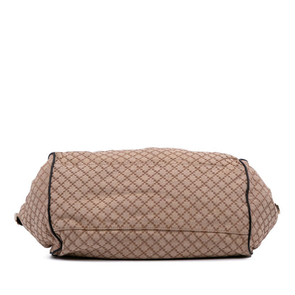 Gucci Diamante Canvas Sukey Satchel