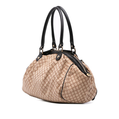 Gucci Diamante Canvas Sukey Satchel