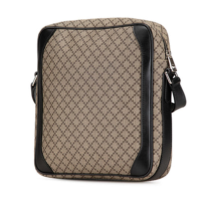 Gucci Diamante Coated Canvas Zip Crossbody (SHG-6hNSKC)