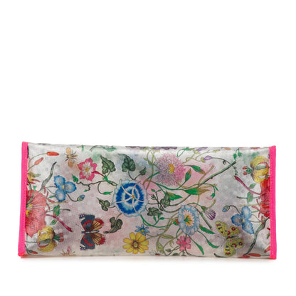 Gucci Flora Print Vinyl Tote (SHG-QGzSsM)