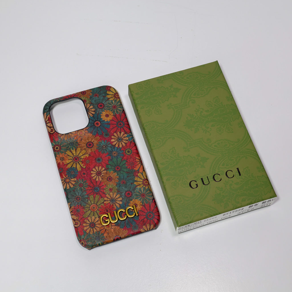 Gucci Flower Phone Case For iPhone