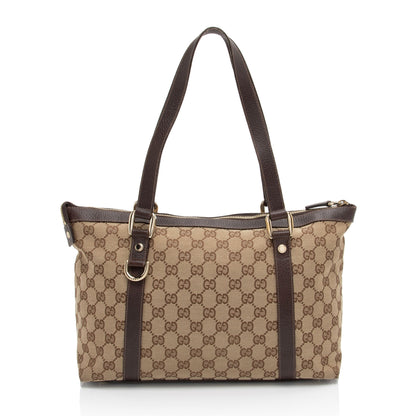 Gucci GG Canvas Abbey Medium Tote (SHF-3Yofcp)