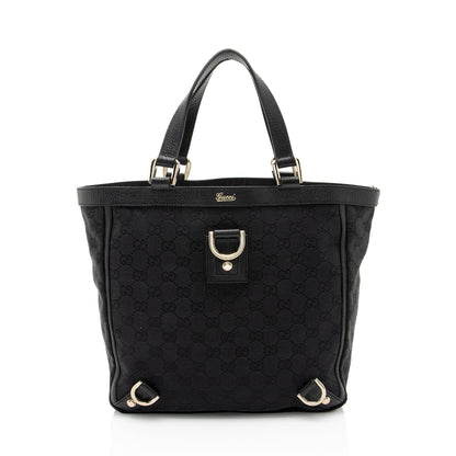 Gucci GG Canvas Abbey Mini Tote (SHF-s1iOWS)
