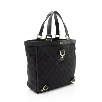 Gucci GG Canvas Abbey Mini Tote (SHF-s1iOWS)