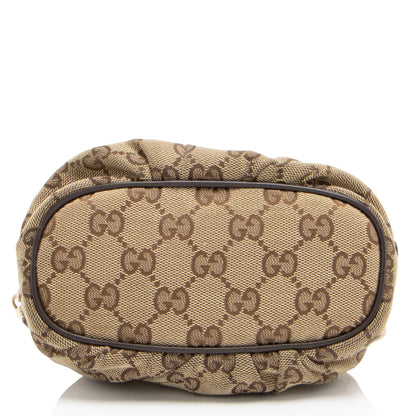Gucci GG Canvas Bamboo Cosmetic Bag (SHF-h4kppf)