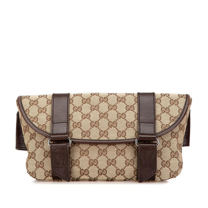 Gucci GG Canvas Belt Bag (SHG-11BTpY)
