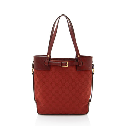 Gucci GG Canvas Belted Tote