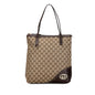 Gucci GG Canvas Britt Tote Bag (SHG-Iug8NH)