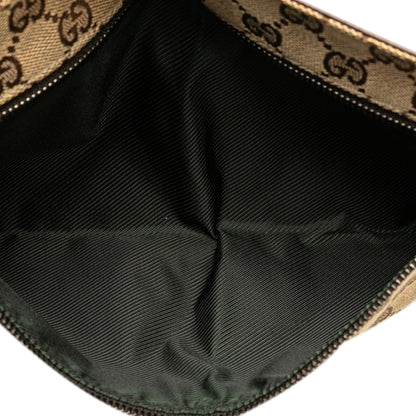 Gucci GG Canvas Double Pocket Belt Bag