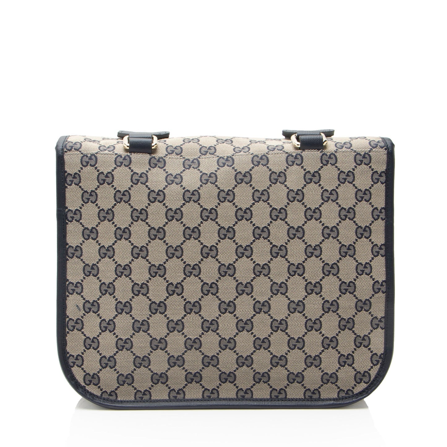 Gucci GG Canvas Buckle Flap Messenger