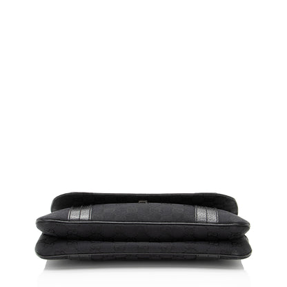 Gucci GG Canvas Flap Top Handle