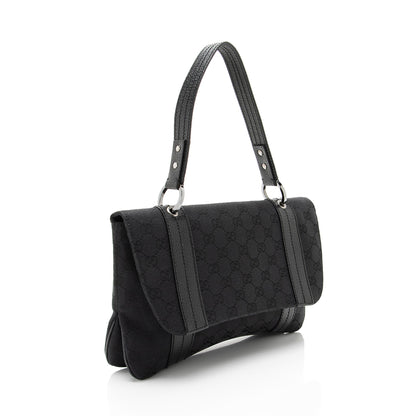 Gucci GG Canvas Flap Top Handle