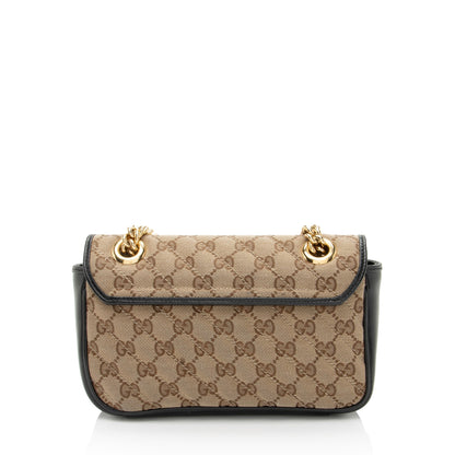 Gucci Matelasse GG Canvas GG Marmont Small Flap Bag