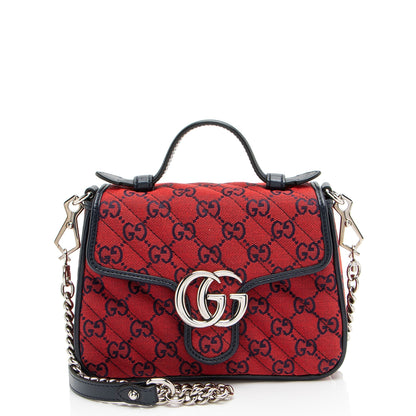 Gucci GG Canvas GG Marmont Mini Top Handle