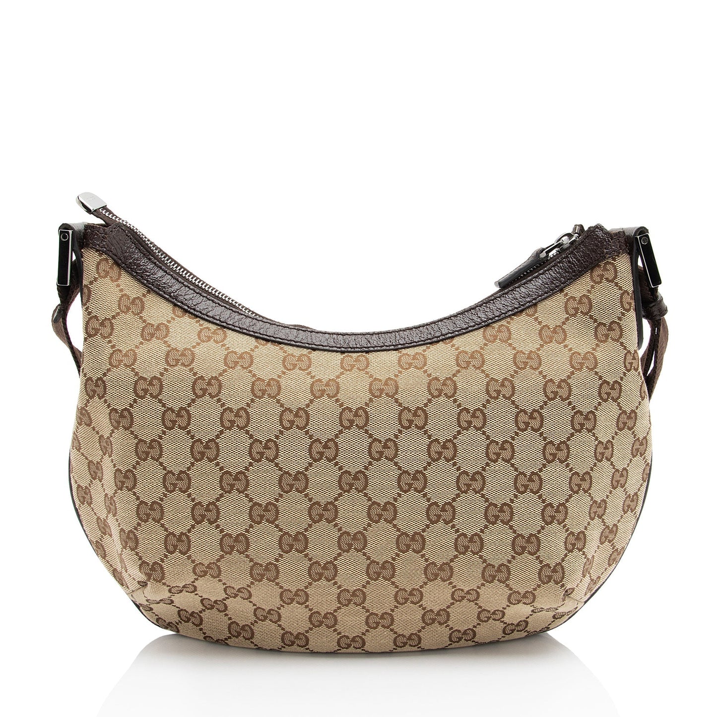 Gucci GG Canvas Half Moon Medium Messenger (SHF-wdpRGn)