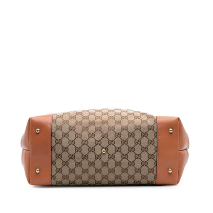 Gucci GG Canvas Heart Bit Tote