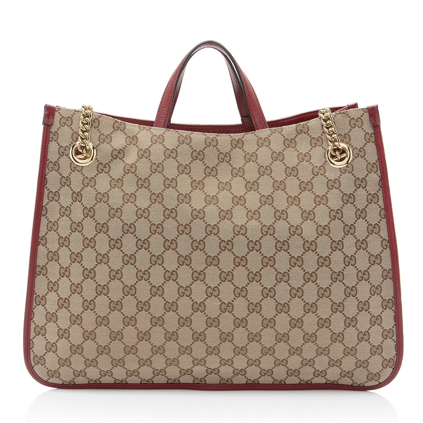Gucci GG Canvas Horsebit 1955 Chain Large Tote