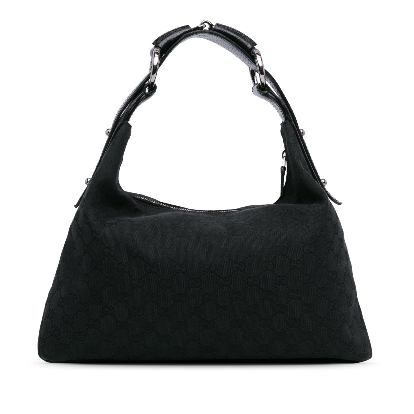 Gucci GG Canvas Horsebit Hobo (SHG-07dStE)