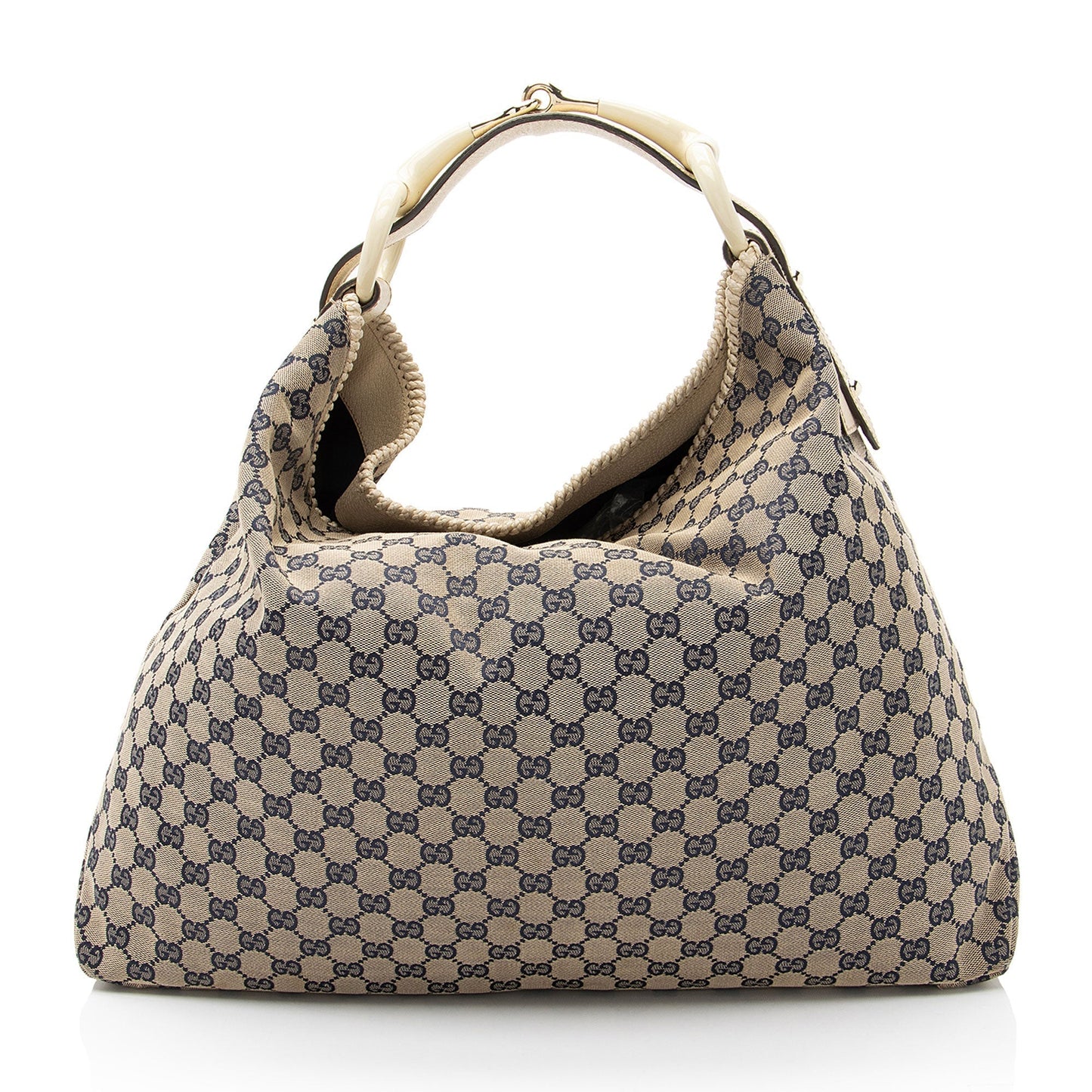 Gucci GG Canvas Horsebit Large Hobo