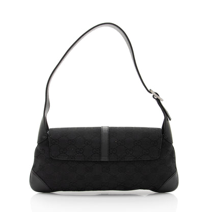 Gucci GG Canvas Jackie Small Shoulder Bag (SHF-e6LKFX)