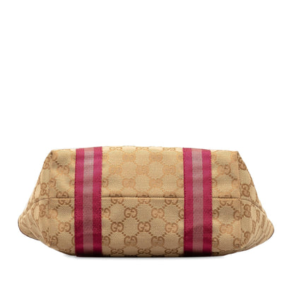 Gucci GG Canvas Jolicoeur Tote (SHG-1uVzBt)